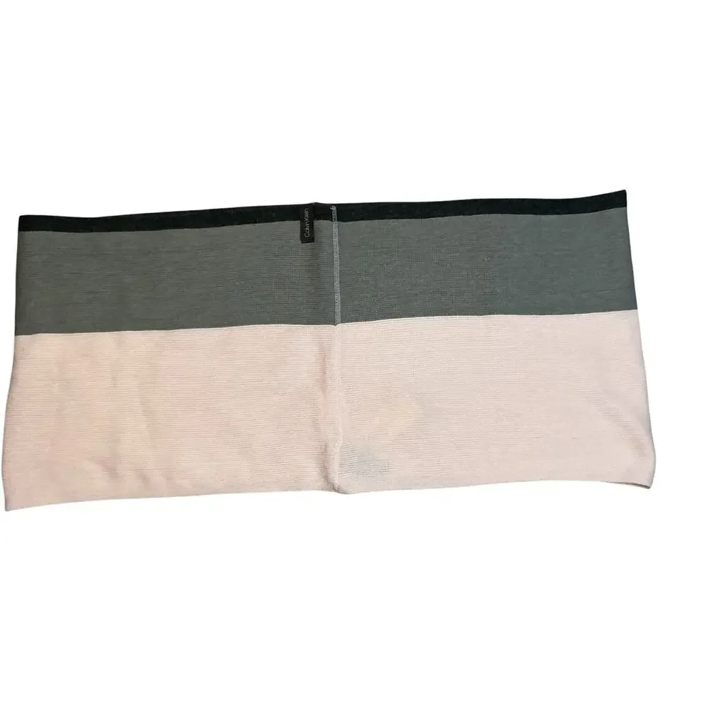 Calvin Klein Pink/Grey Flip-Top Glove Mittens and‎ Infinity Scarf Gift Set NWT